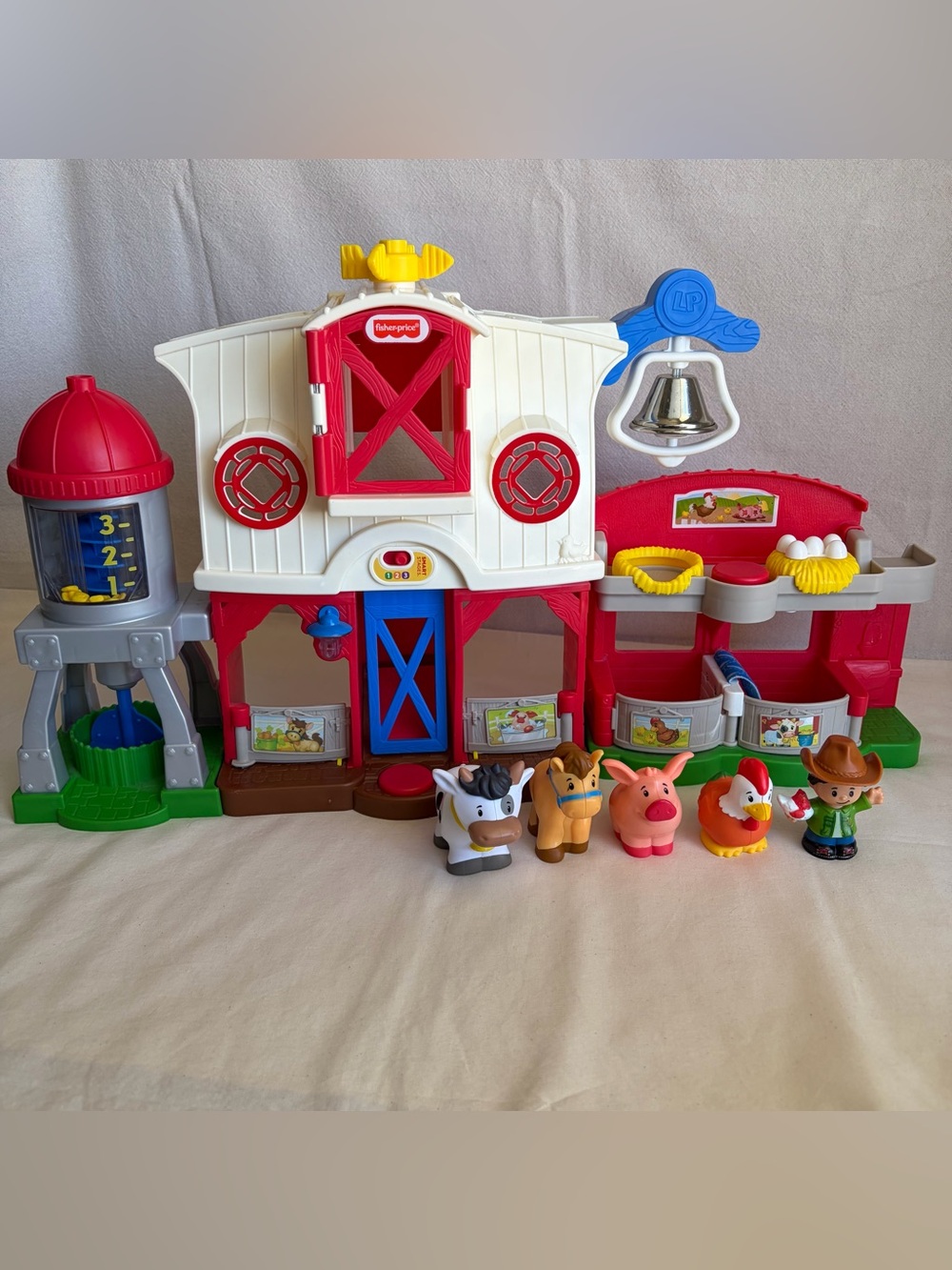 Fisher-Price Little People Caring for Animals Farm with Animals and Farmer 2019